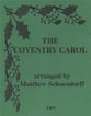 Coventry Carol Concert Band sheet music cover